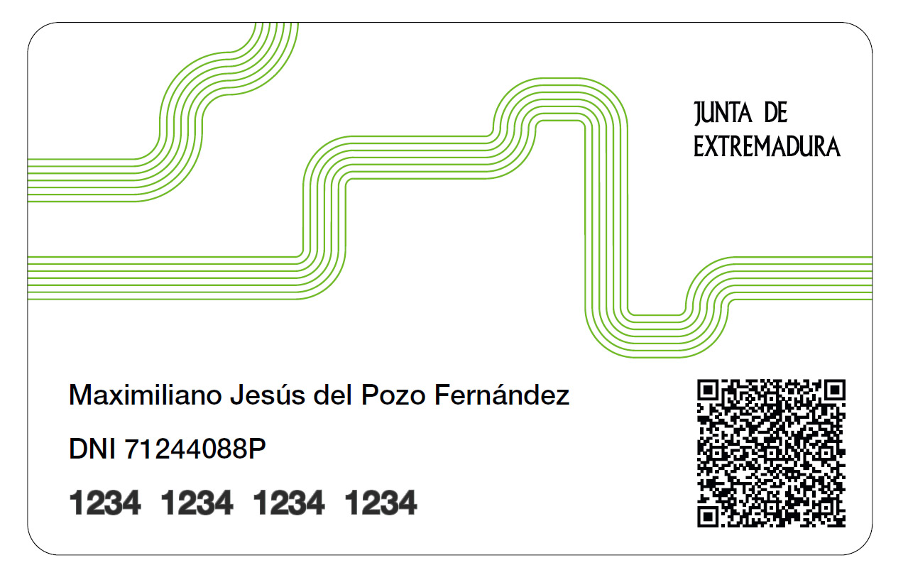 Nuevo modelo de Tarjeta de Transporte Junta de Extremadura